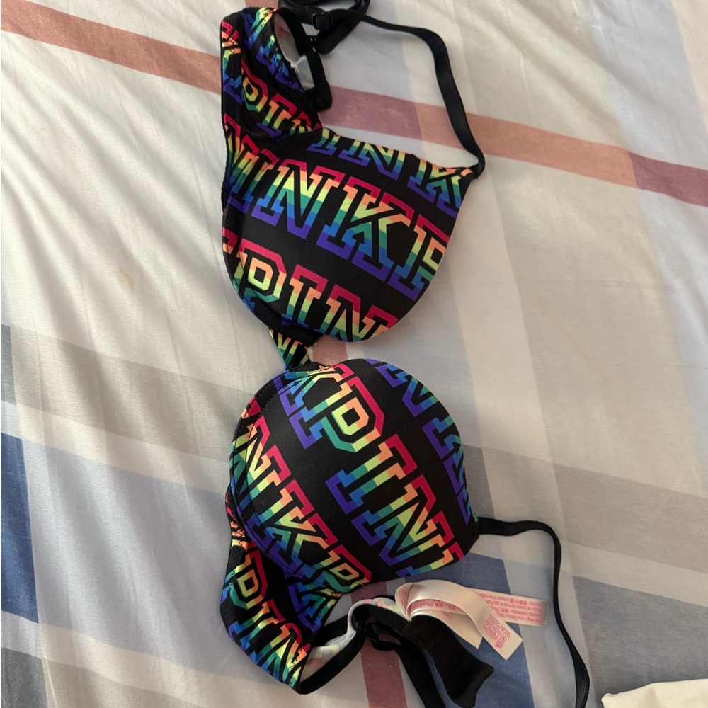 Victoria secret pink rainbow bra